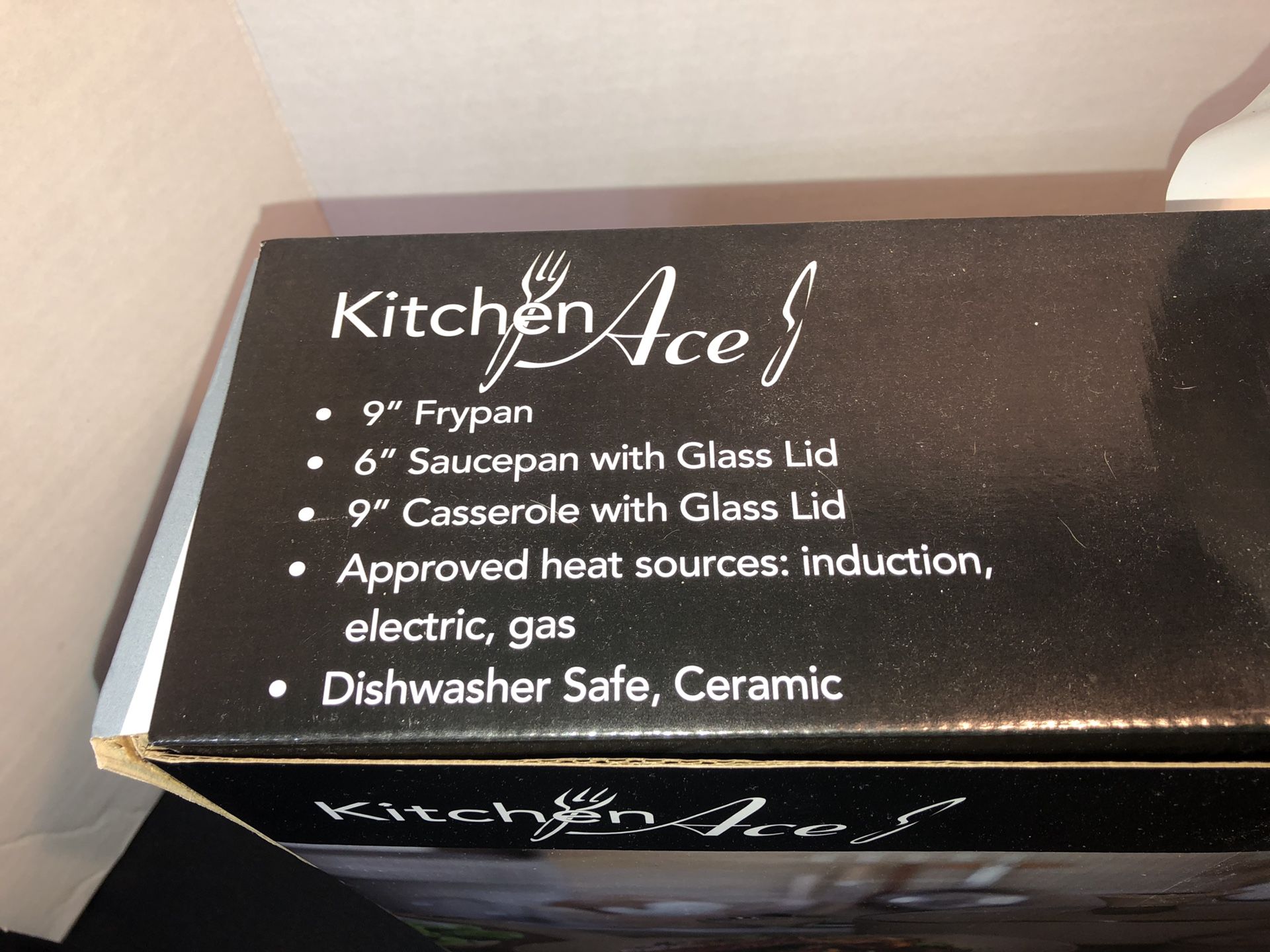 Kitchen Ace 5 pc Set aluminum cookware set. New for Sale in