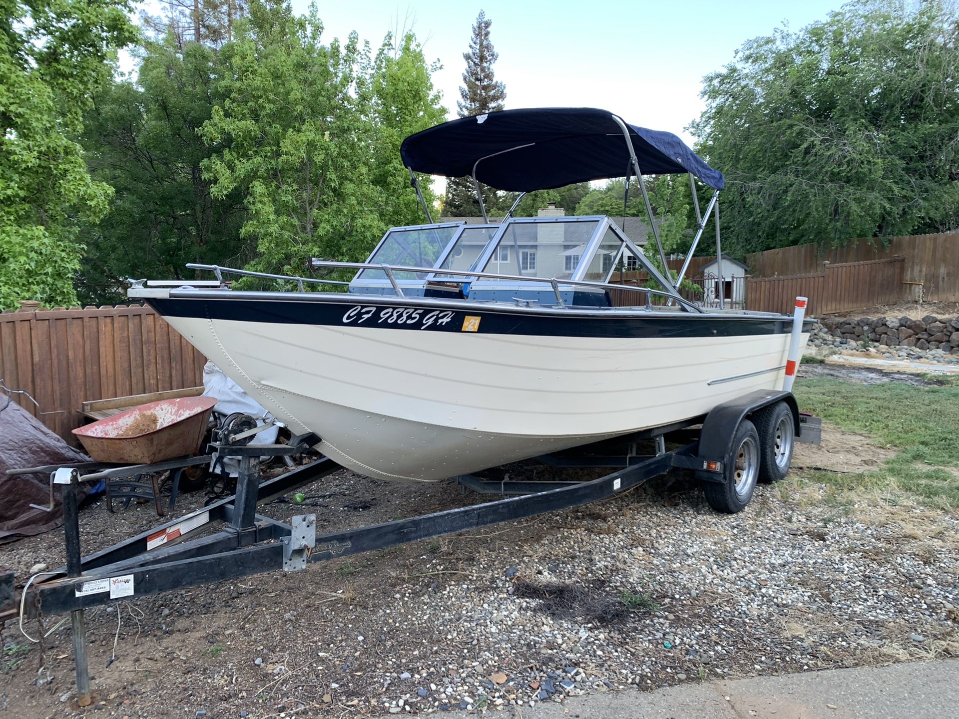 1977 Mirrocraft 19’ aluminum boat for Sale in El Dorado Hills, CA - OfferUp