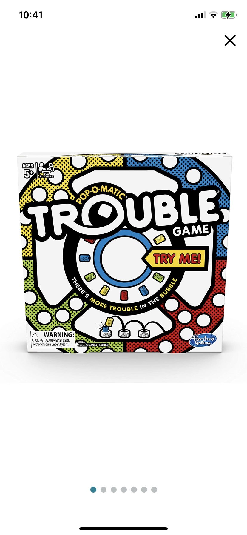 Juego Trouble Game, Multicolor