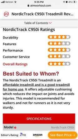 Nordic Trac C950I Thumbnail