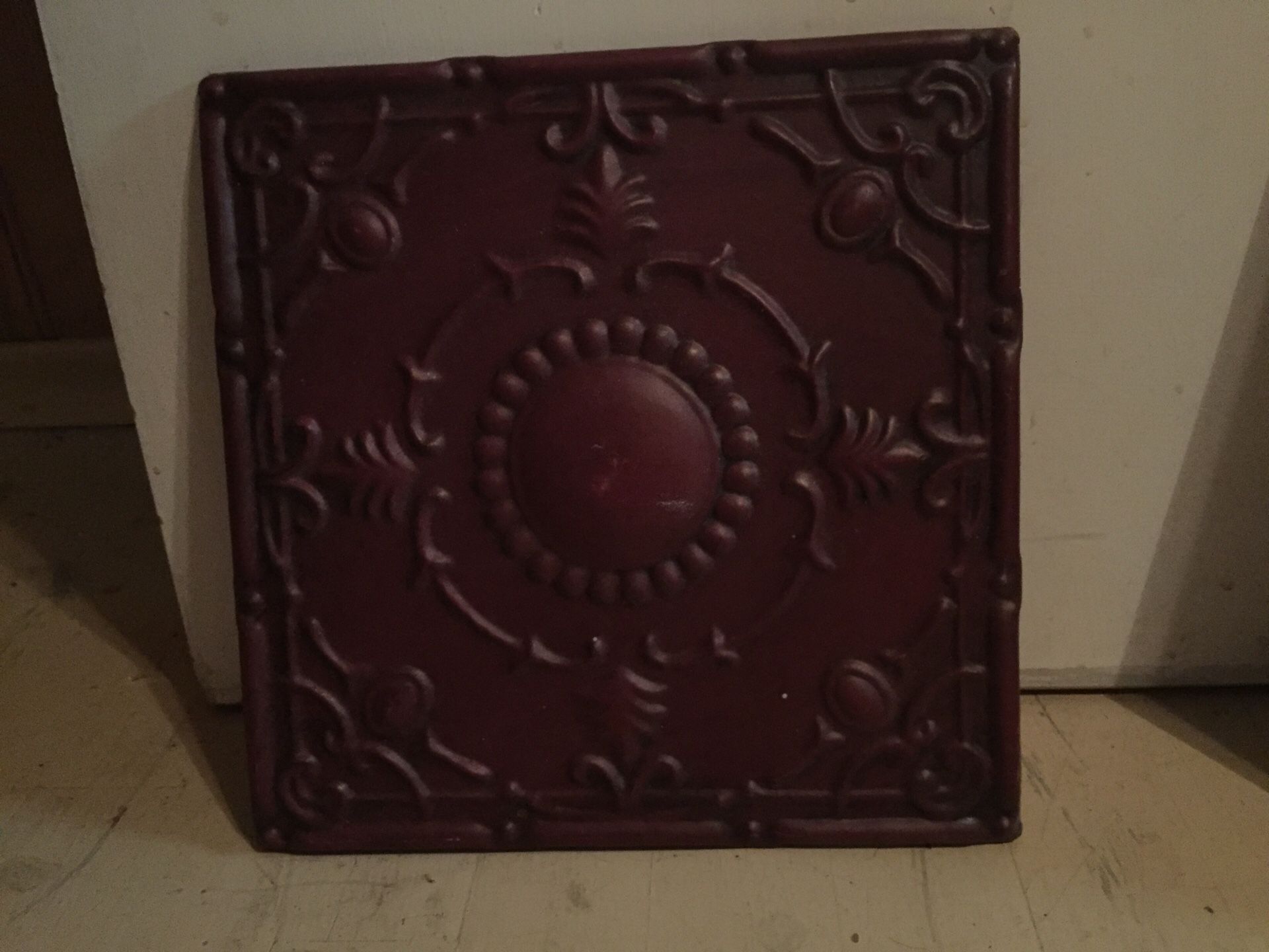 Metal wall decor