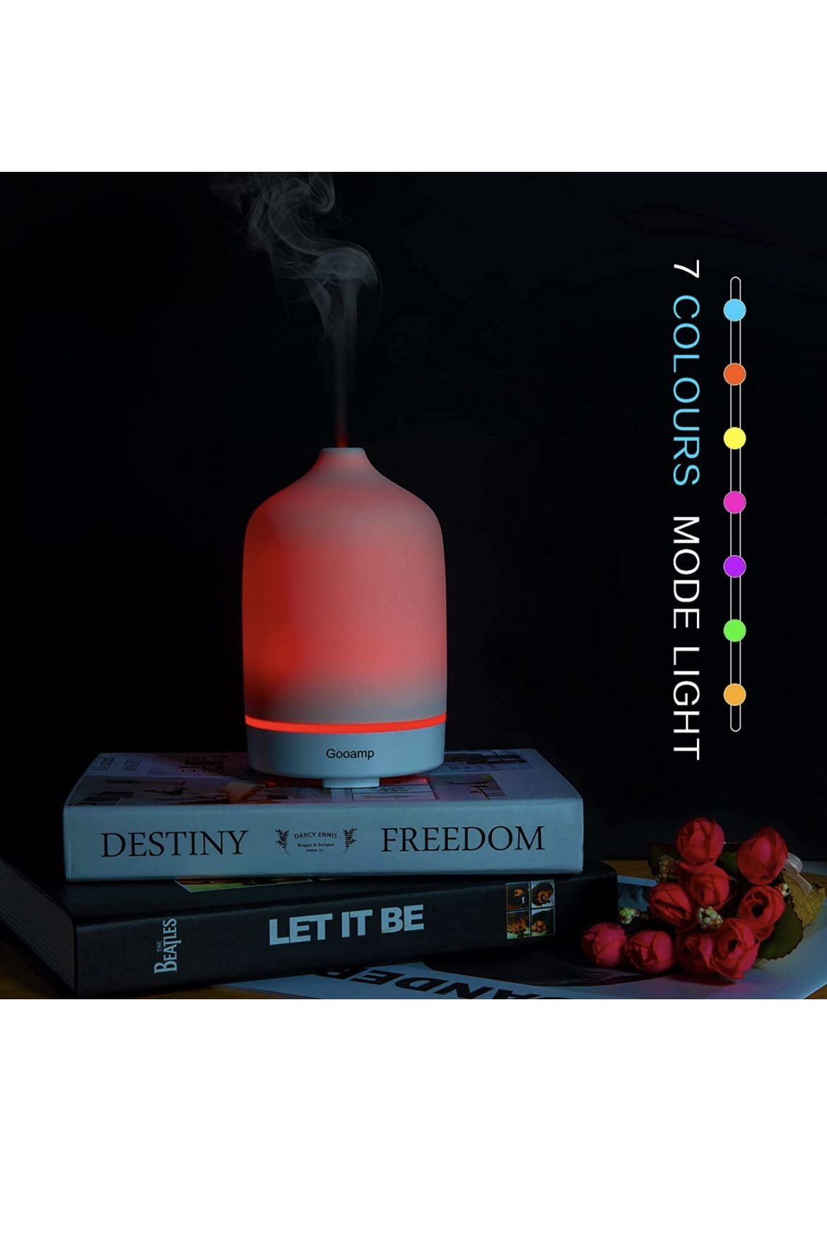 Ceramic Diffuser, Stone Essential Oil Diffuser, Ultrasonic Aromatherapy Diffusers, Big Dipper Night Light(100ml)