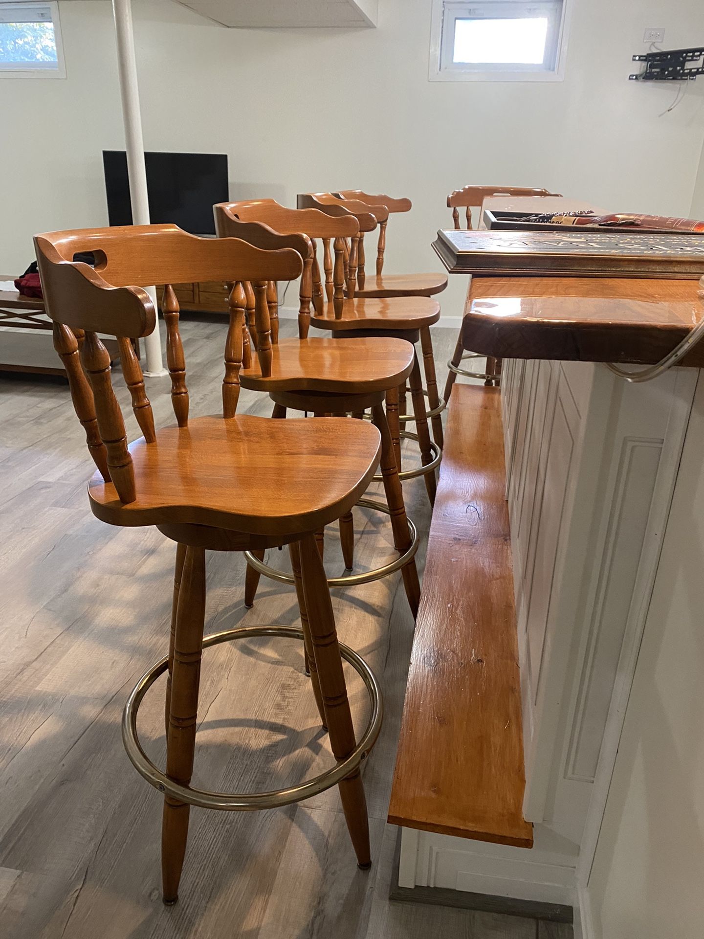 Wooden Bar Stools