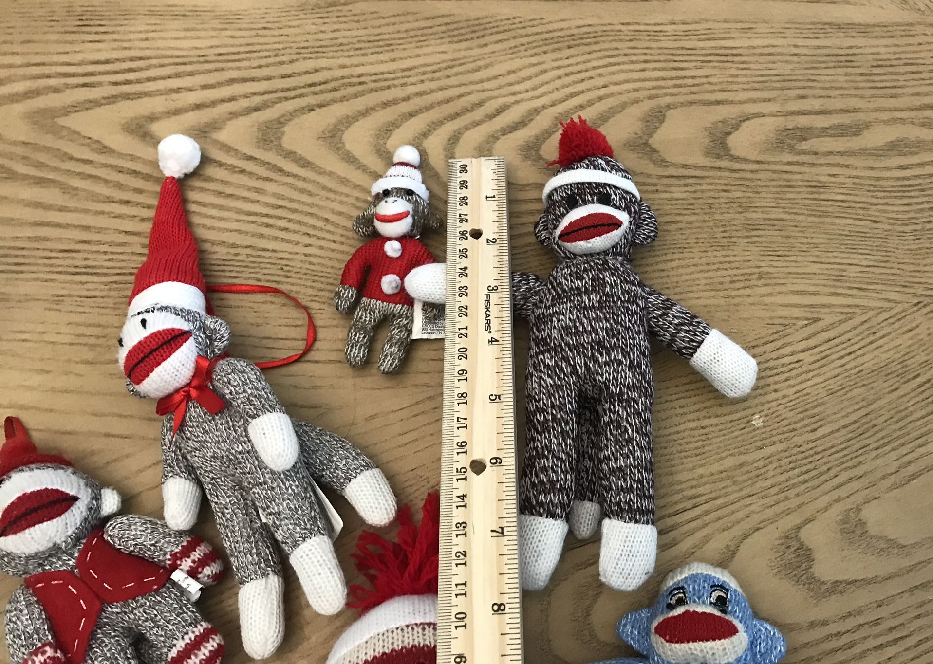 Sock Monkey Mini Plush Stuffed Toys