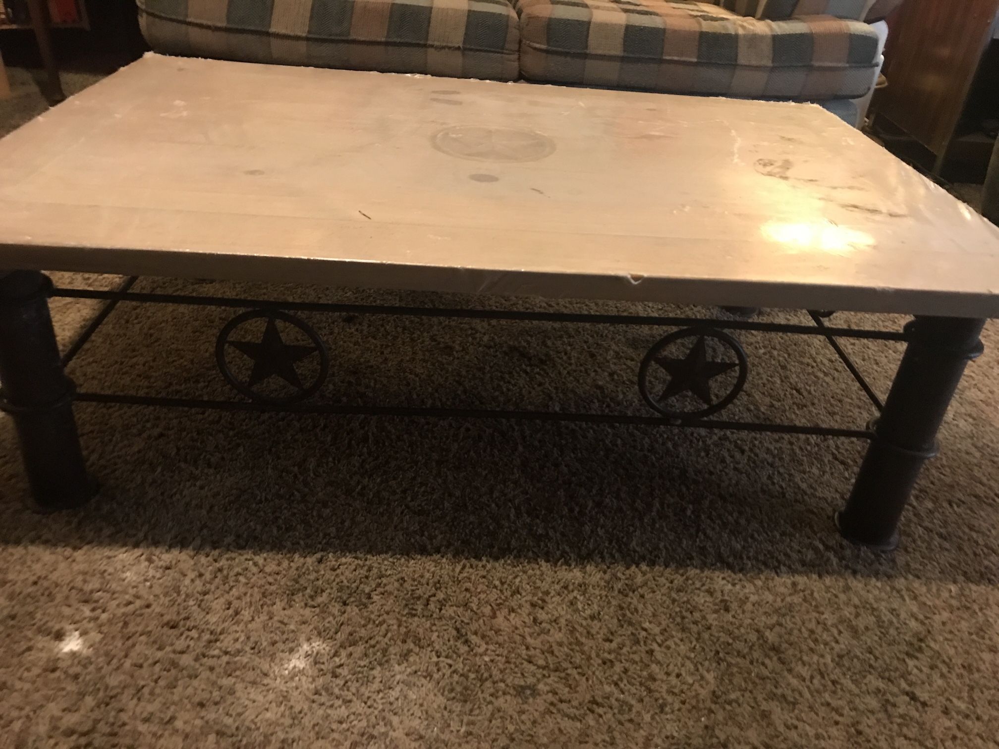 Country Barn Theme Coffee Table
