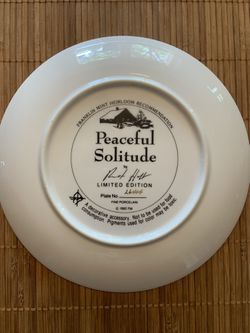 Franklin Mint- Peaceful Solitude Collectors Plate Thumbnail