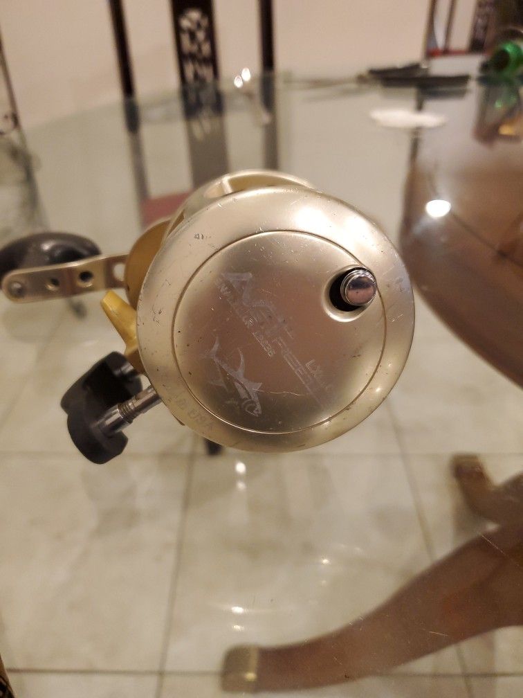 Avet LX6.0:1 Casting Fishing Reel Just Serviced With Chao K15-50 6'6" Rod