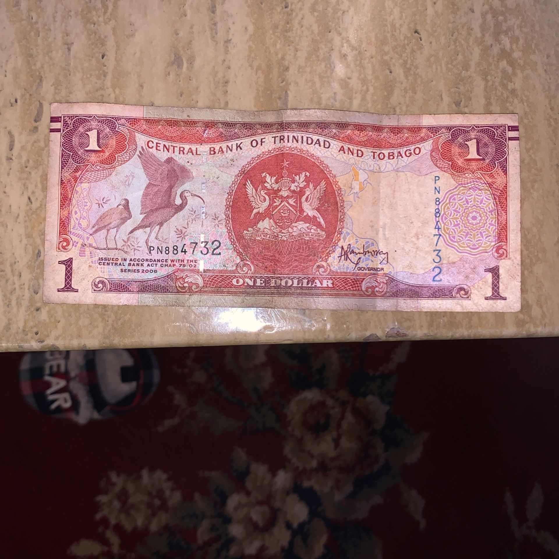 Central Bank Of Trinidad And Tobago $1