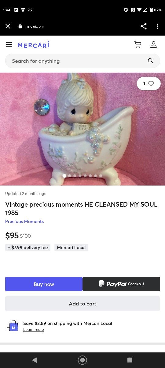 Vintage Precious Moments Figurine