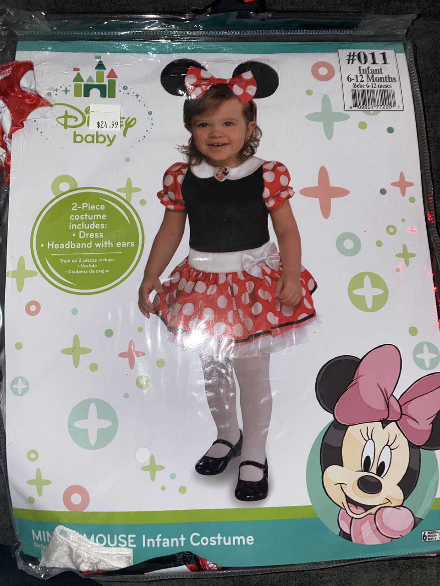 Minnie Mouse infant costume