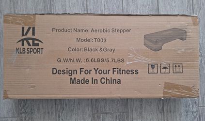 Aerobic Adjustable Height Exercise Stepper Platform New Thumbnail
