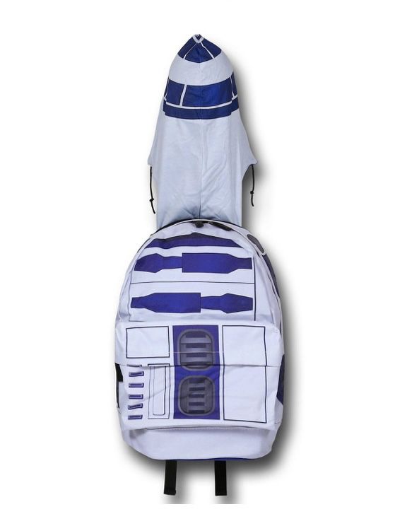 Star Wars R2-D2 Hoodie Backpack Lap Top Carry Bag