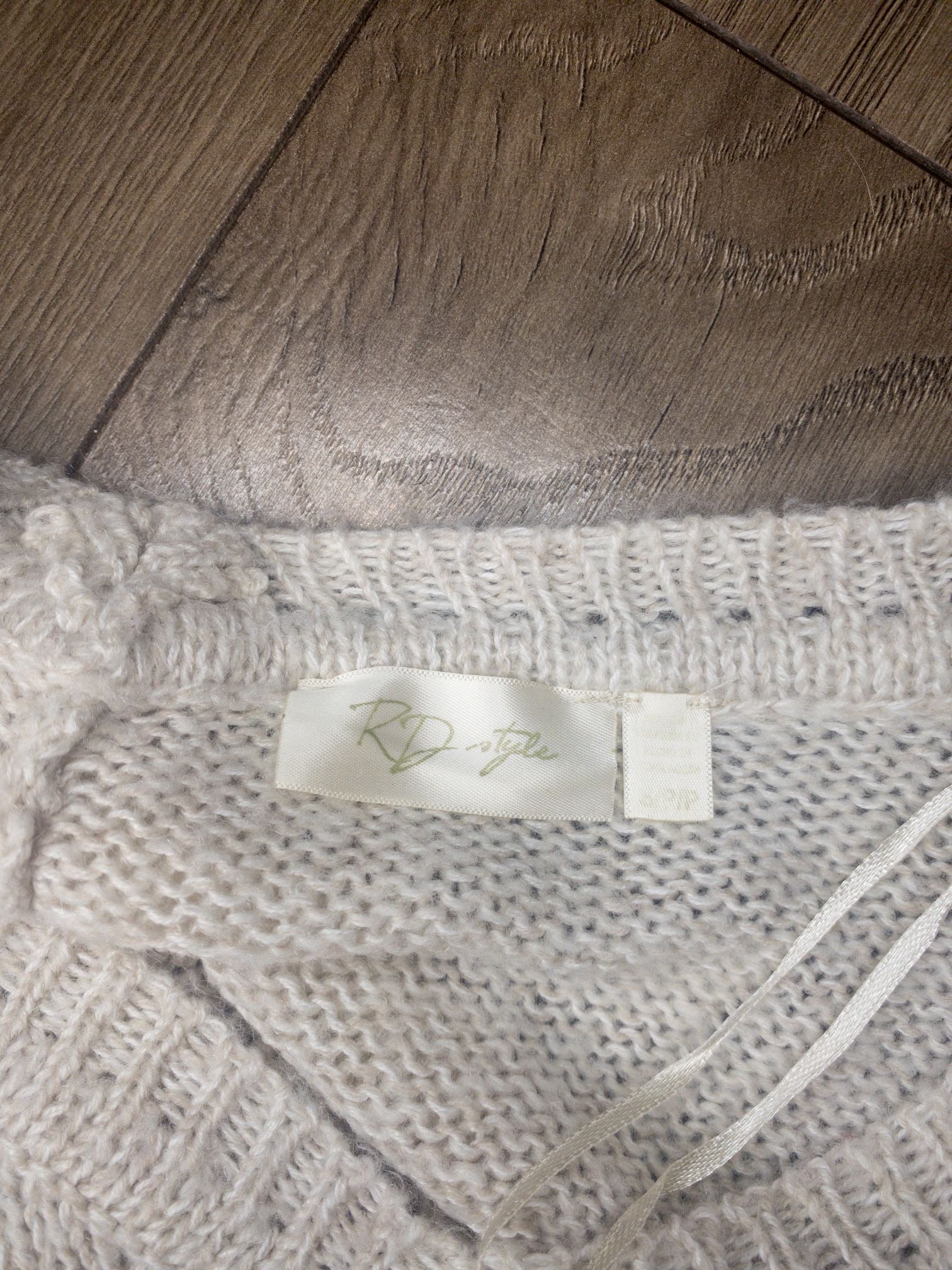 RD Style X Francesca’s V Neck Poncho Sweater