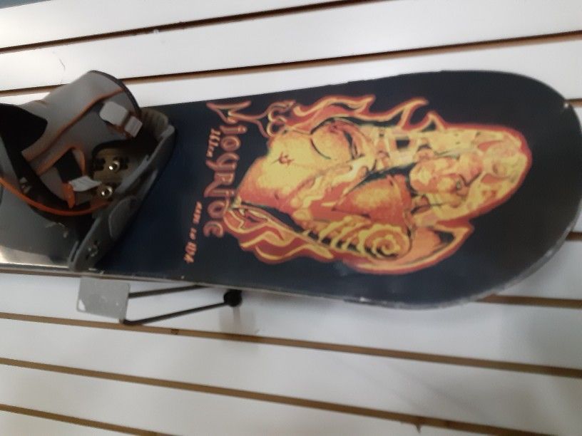 DEMON SNOWBOARD AWESOME BINDINGS GRAPHICIS CARRY BAG FIRST $50 Takes It Home
