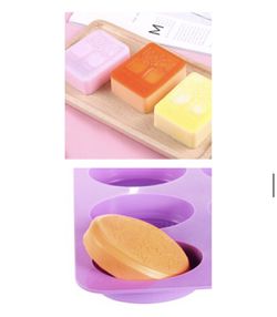 Silicone Molds 2 Pack Soap Molds Rectangle & Oval Molds For Soap, Ice, Chocolate Thumbnail
