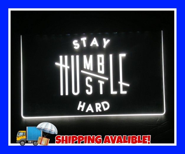 NEW 3D HARLEY DAVIDSON (+Others) 8"x 12" EDGE LIT SIGN• MAN CAVE. BAR. GARAGE. LIGHT! NEON LIKE GLOW
