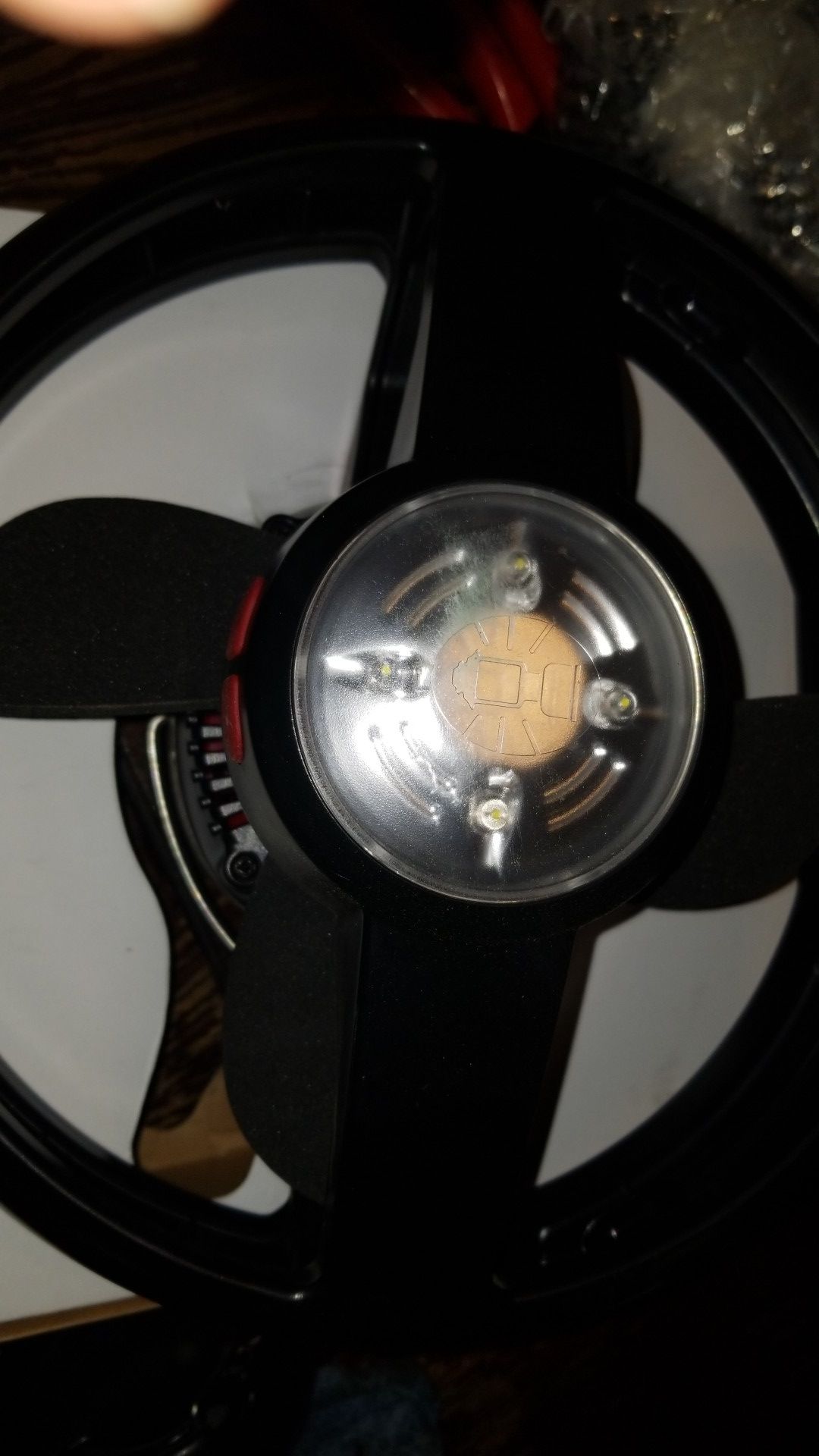 Coleman light tent fan with stand