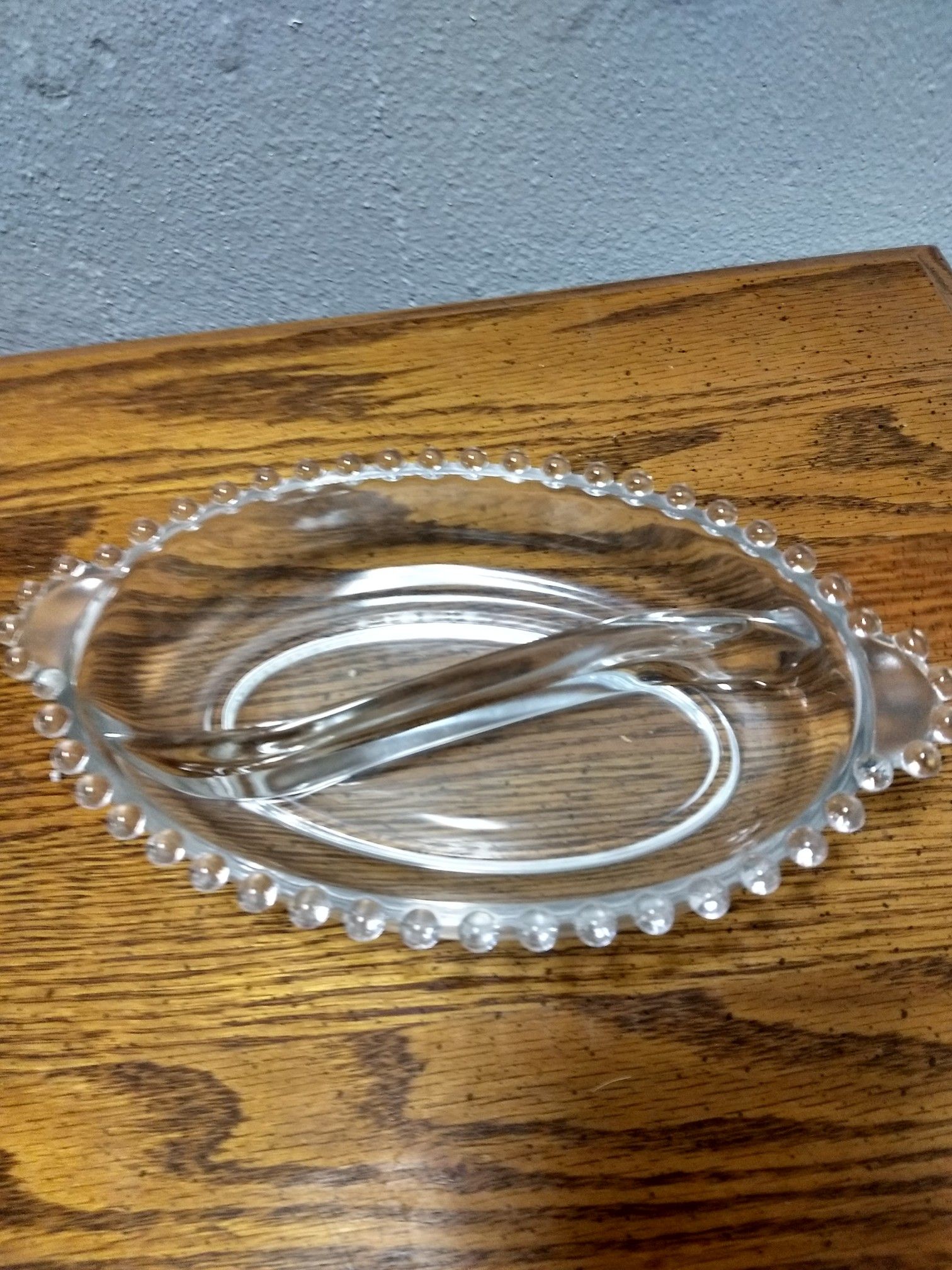 Càndlewick pattern divided dish