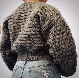 Handmade Crocheted Cardigan Thumbnail