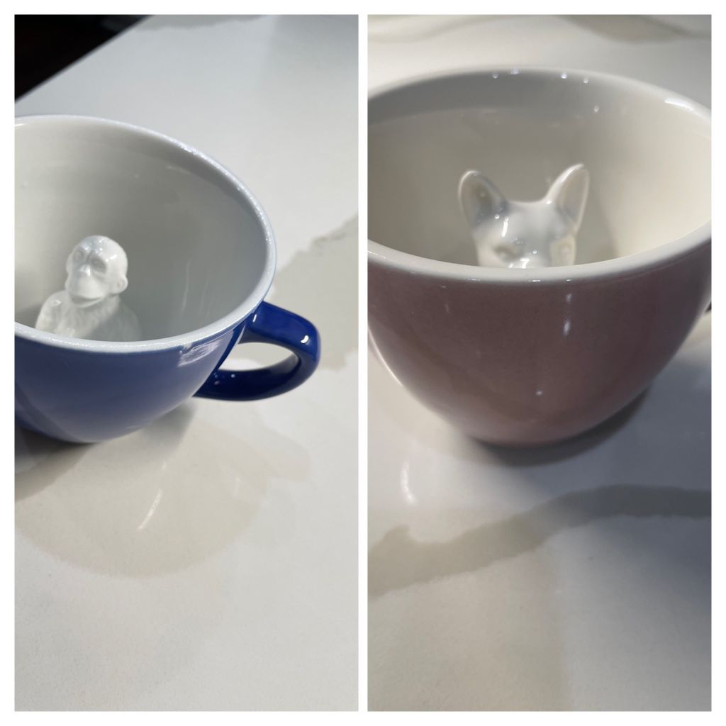 Brand New Tea Cups With Animals 