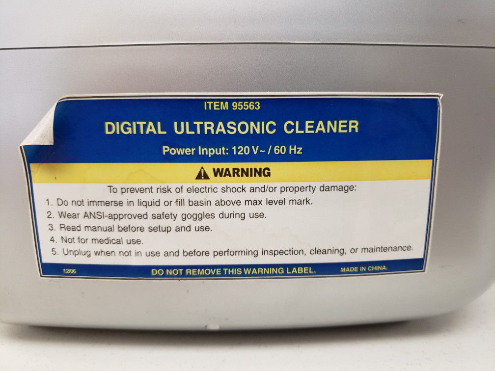Chicago Digital Ultrasonic Cleaner