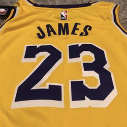 Nike LeBron James Los Angeles LA Lakers Icon Edition Swingman Jersey Size Small MSRP:$110 Thumbnail
