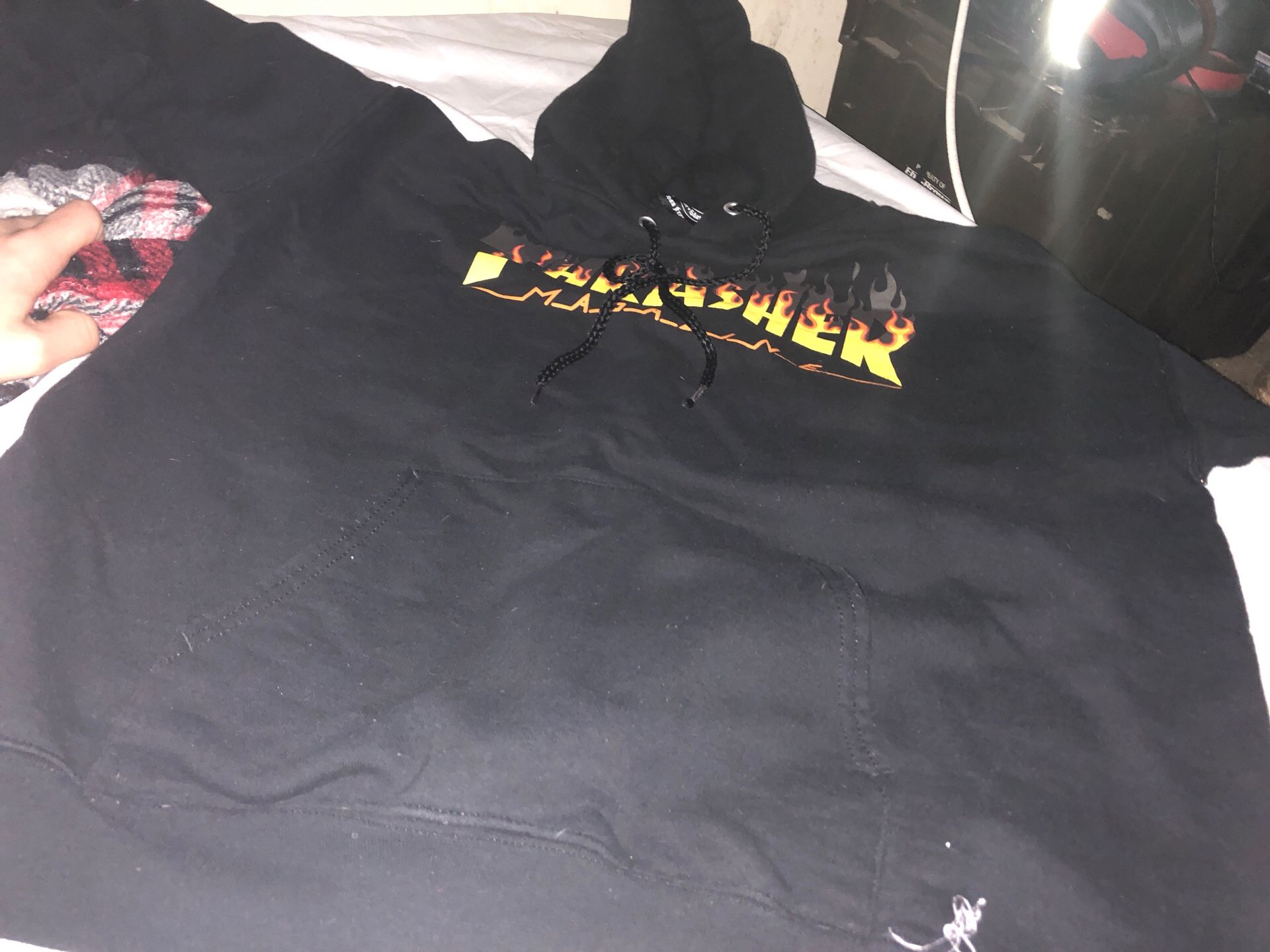 Thrasher fire hoodie