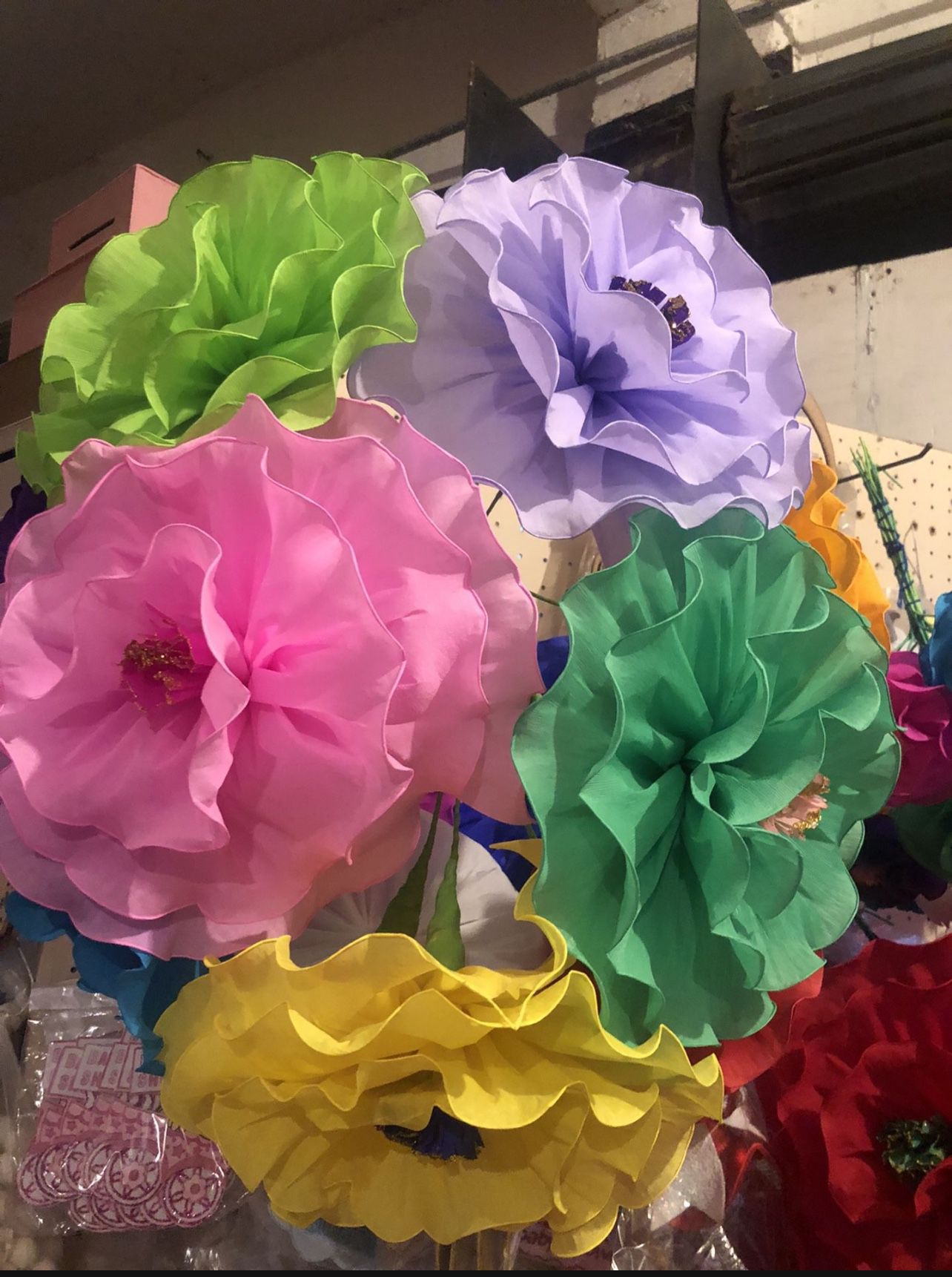 12 Mexican Theme Flowers Decoration