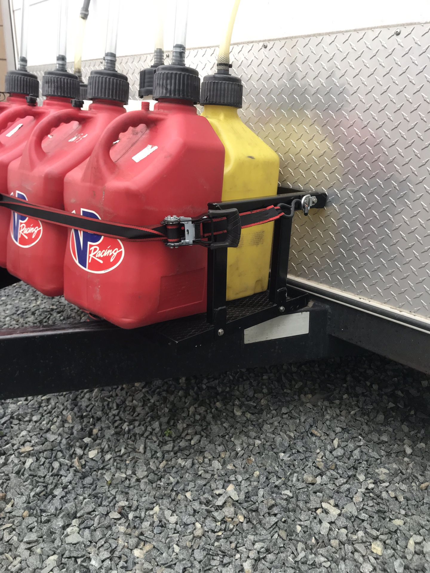 Trailer Gas Can Holder