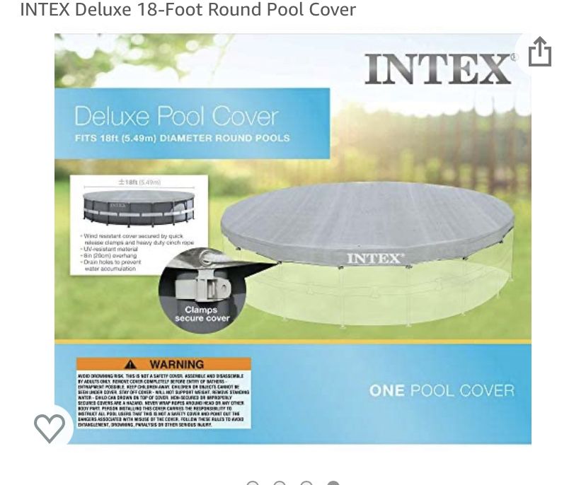 INTEX Deluxe 18-Foot Round Pool Cover