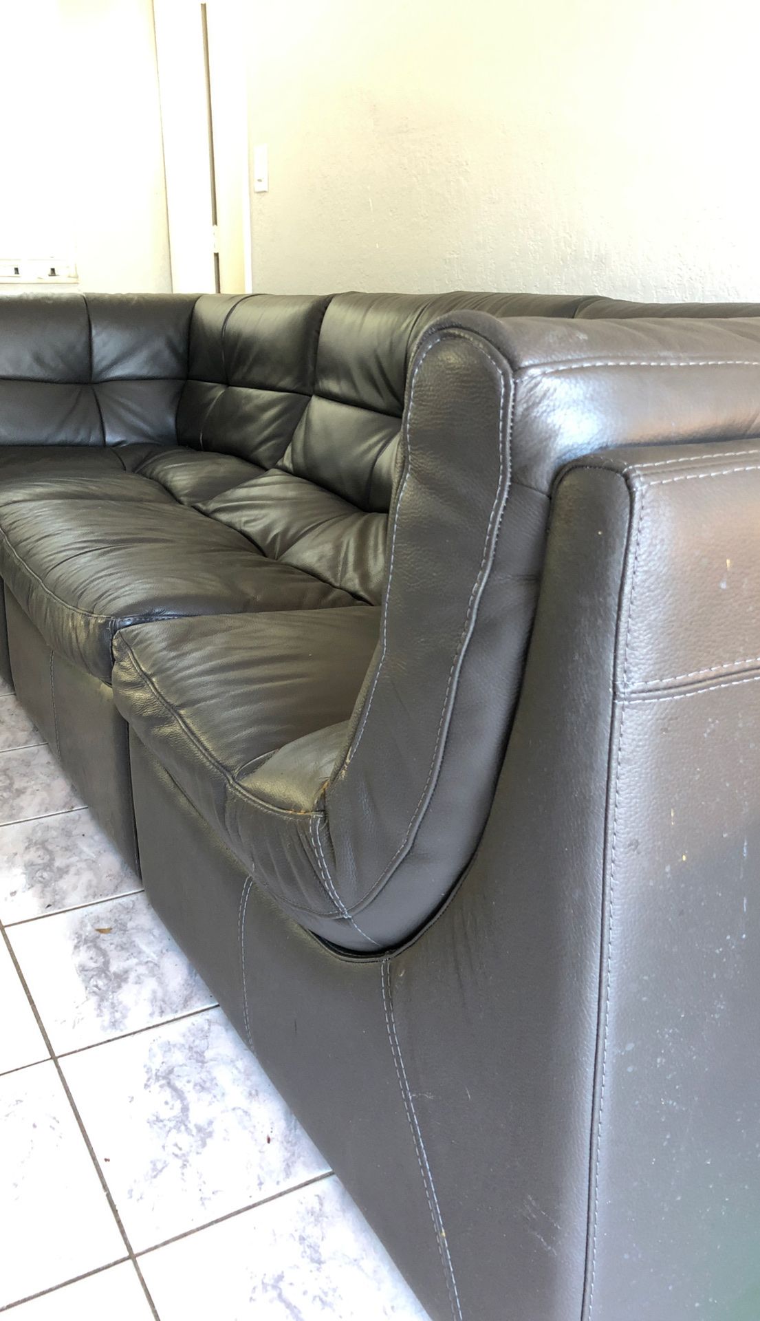 Sofa sectional z gallery grey gray leather