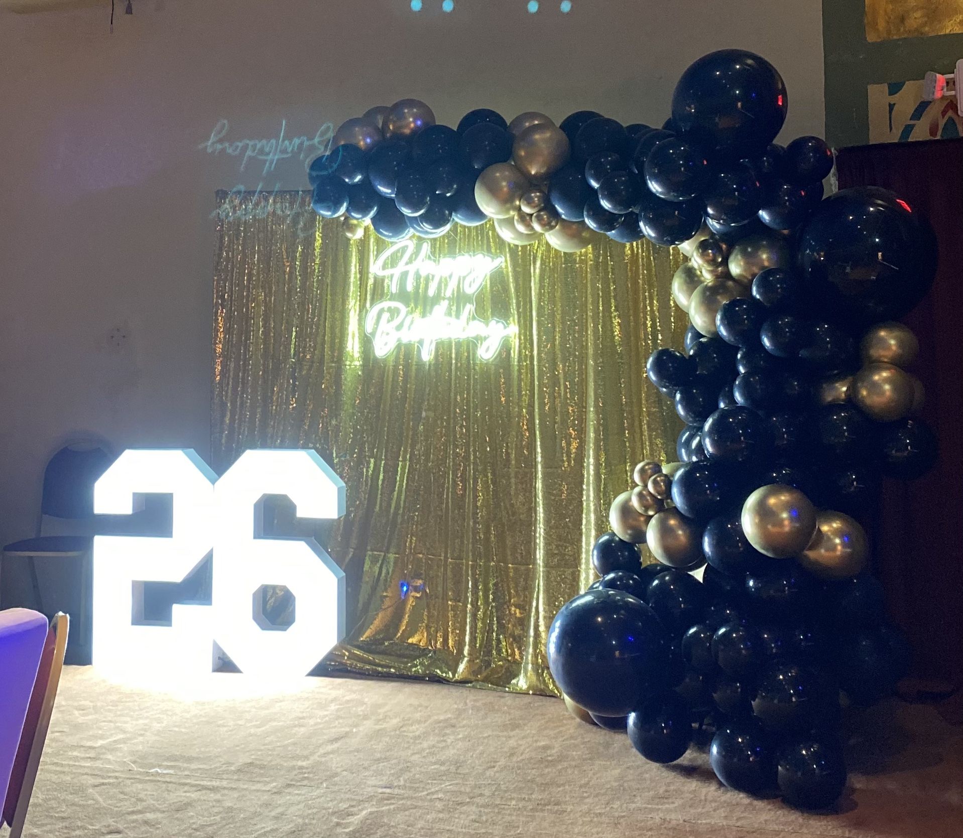 Balloon Garland Back Drop Party Dessert Table Decor
