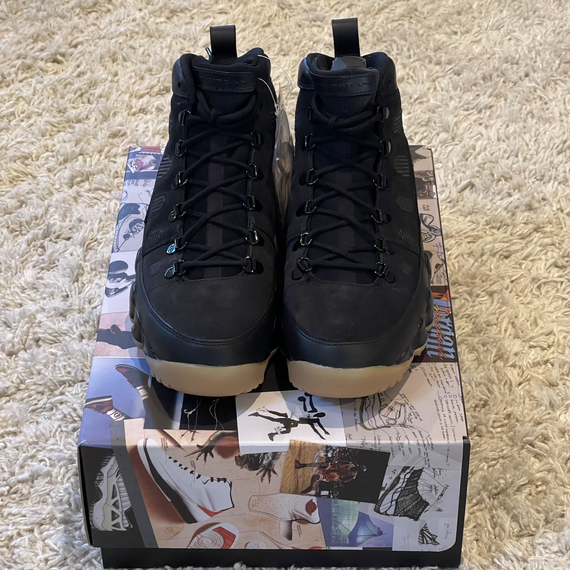 DS Jordan 9 Boot NRG Black/Gum Size 11