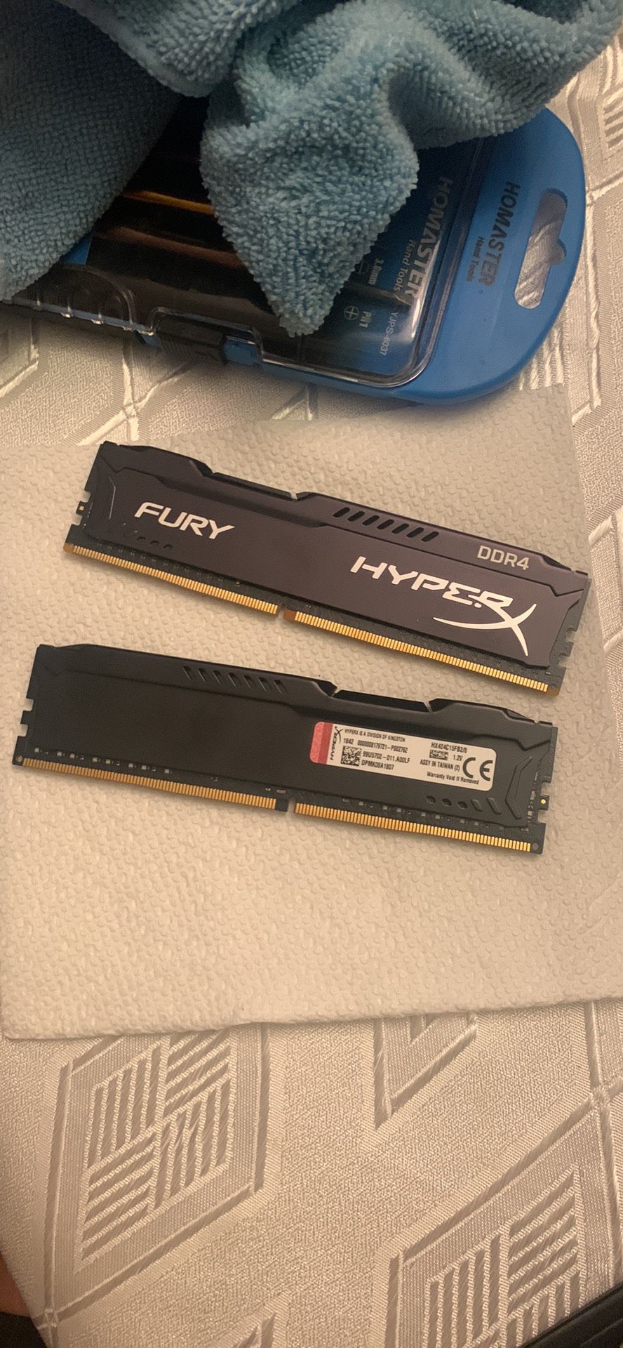 HyperX Fury 2400mhz DDR4 (2x8gb) RAM