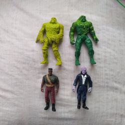 Swamp Thing Action Figure Lot 1990 Vintage DC Collectible Thumbnail