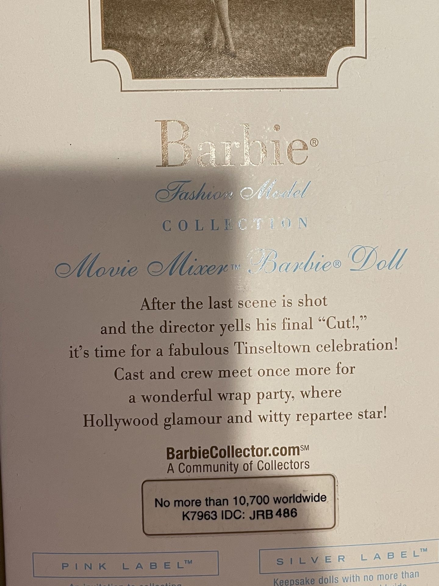 Movie Mixer Barbie Silk Stone Fashion model Collection Gold Label 