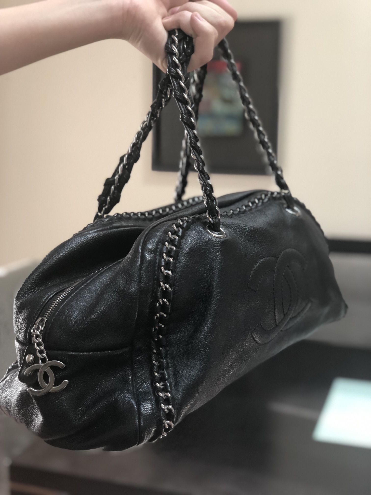 Authentic Chanel Bowling Bag
