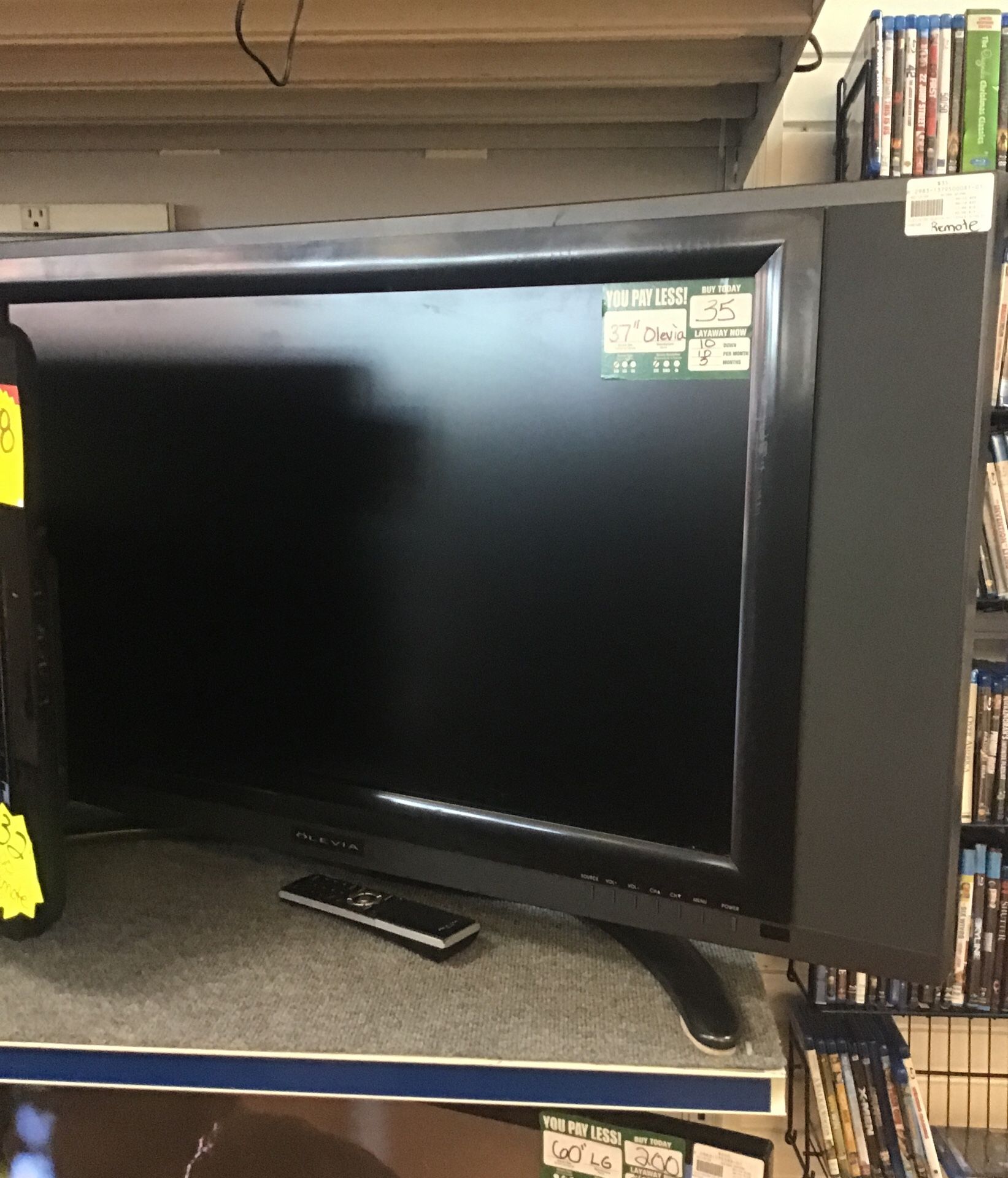 37 inch Olevia tv we can put it on layaway for you! for Sale in Everett