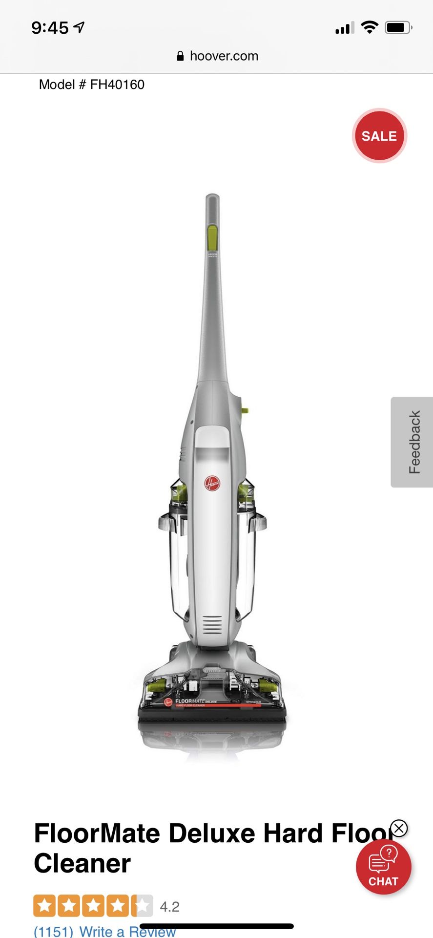 FloorMate Deluxe Hard Floor Cleaner