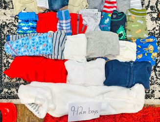 (73pcs) 9-12m Baby Boy Clothing Lot Thumbnail
