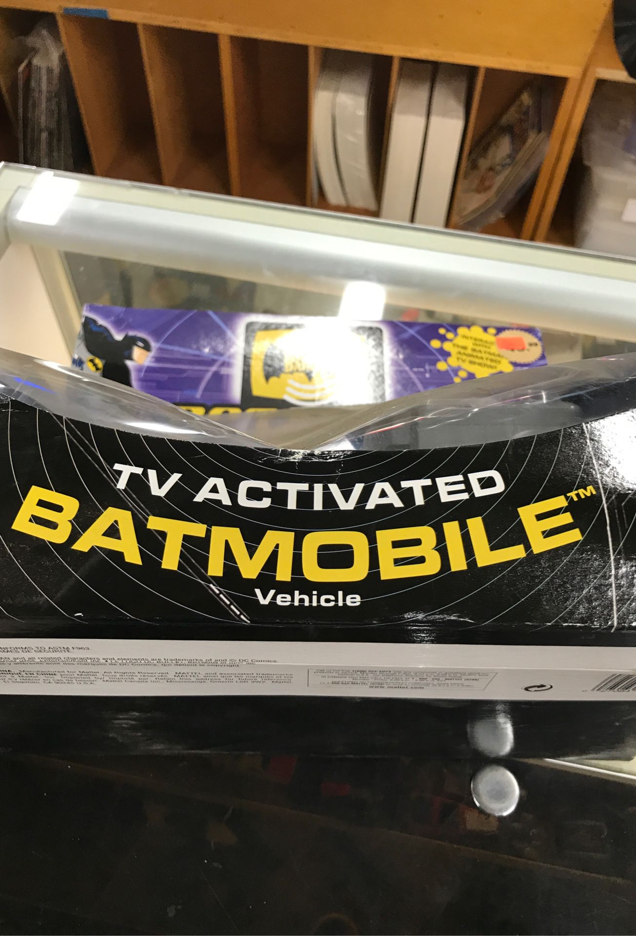 The Batman Batwave TV activated Batmobile Vehicle - New In Box