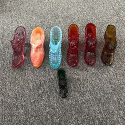 Glass Shoes  /vintage Glass /collectibles  Thumbnail