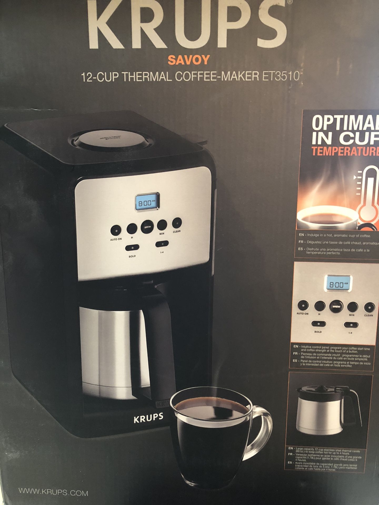 Krups coffee maker