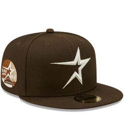 Houston Astros Fitted Hat Mocha Thumbnail