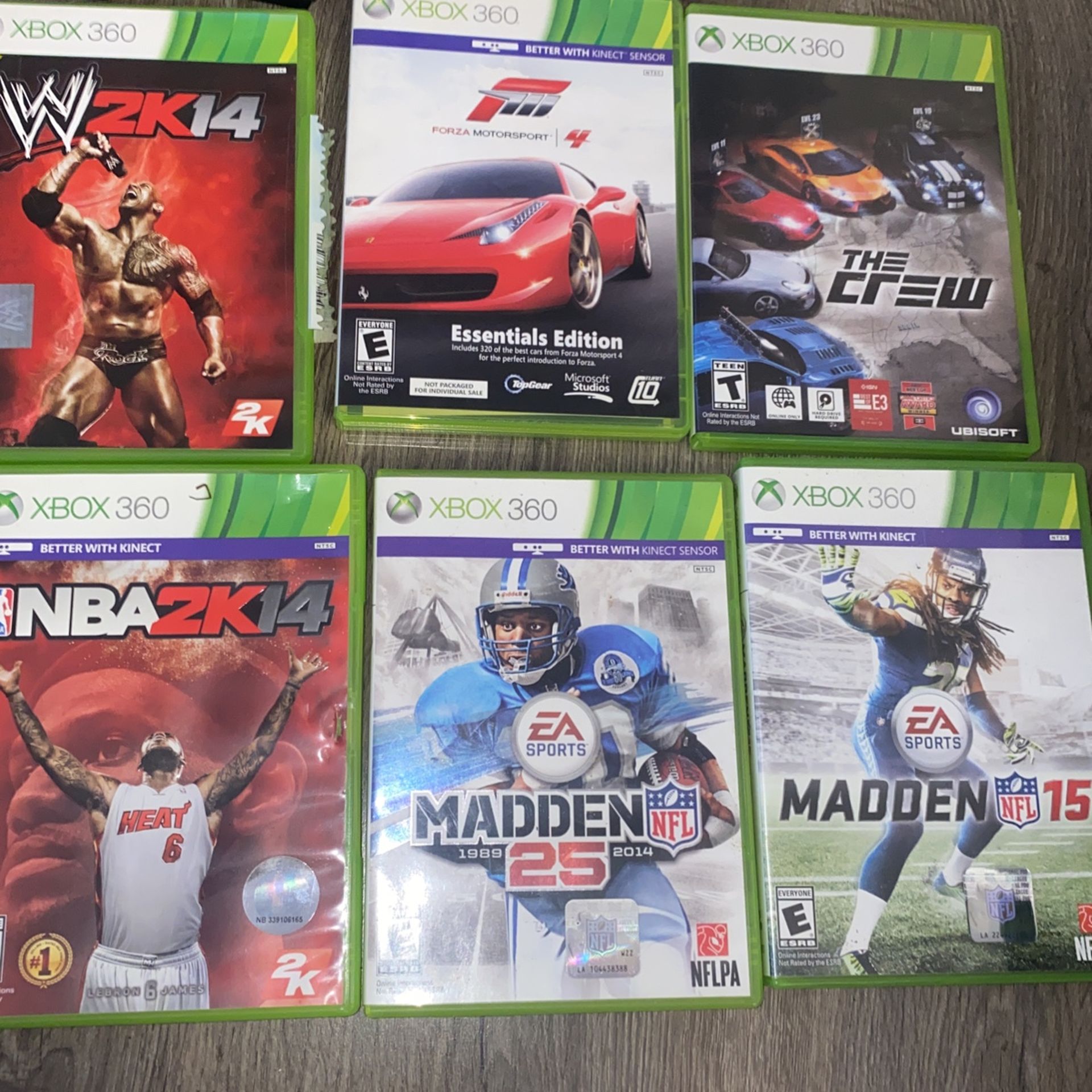 Xbox 360 Consule with Remotes & Games