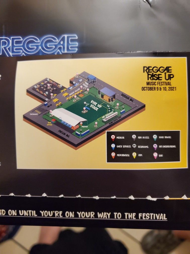 Tier 3 VIP Tickets For Raggae Rise Up In LAS Vegas 10/9 And 10/10