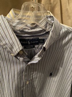 Ralph Lauren Polo Men’s Button Down Dress Shirts (3EA) Sz Large  Thumbnail