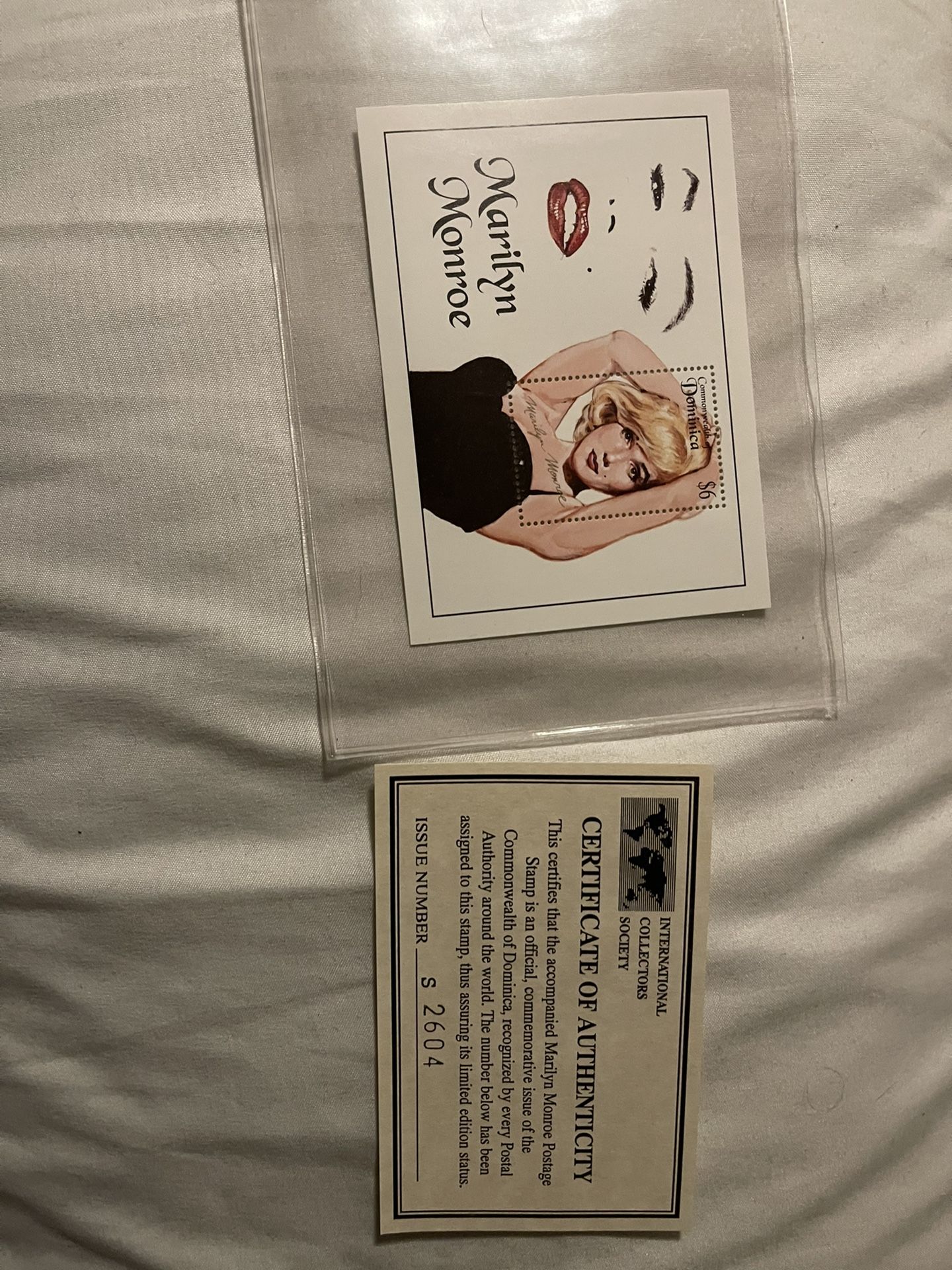 Marilyn Monroe 1995 Collectible Postage Stamps