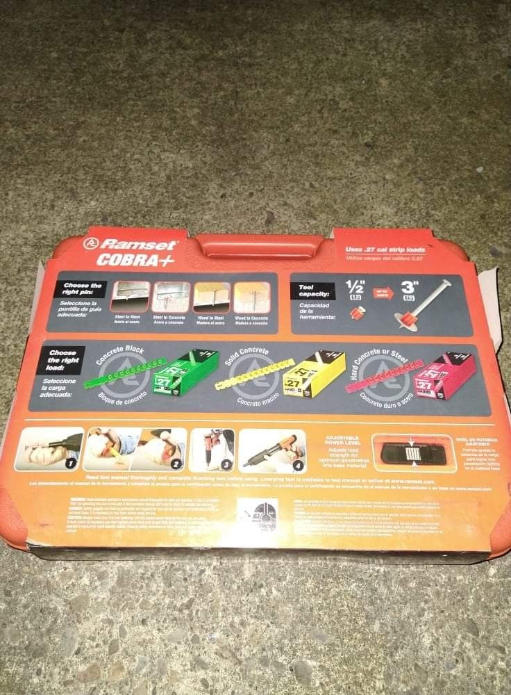 Ramset Cobra + Concrete Nail Gun