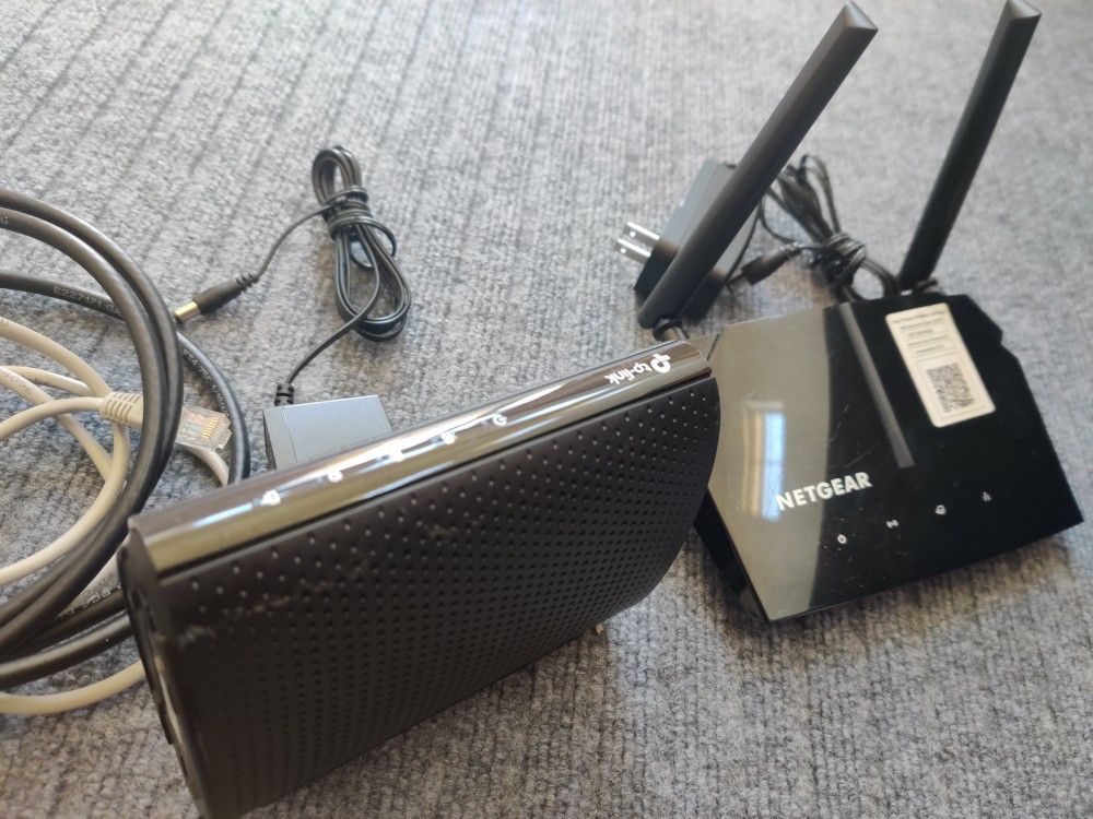 TP-LINK Modem & NETGEAR Router